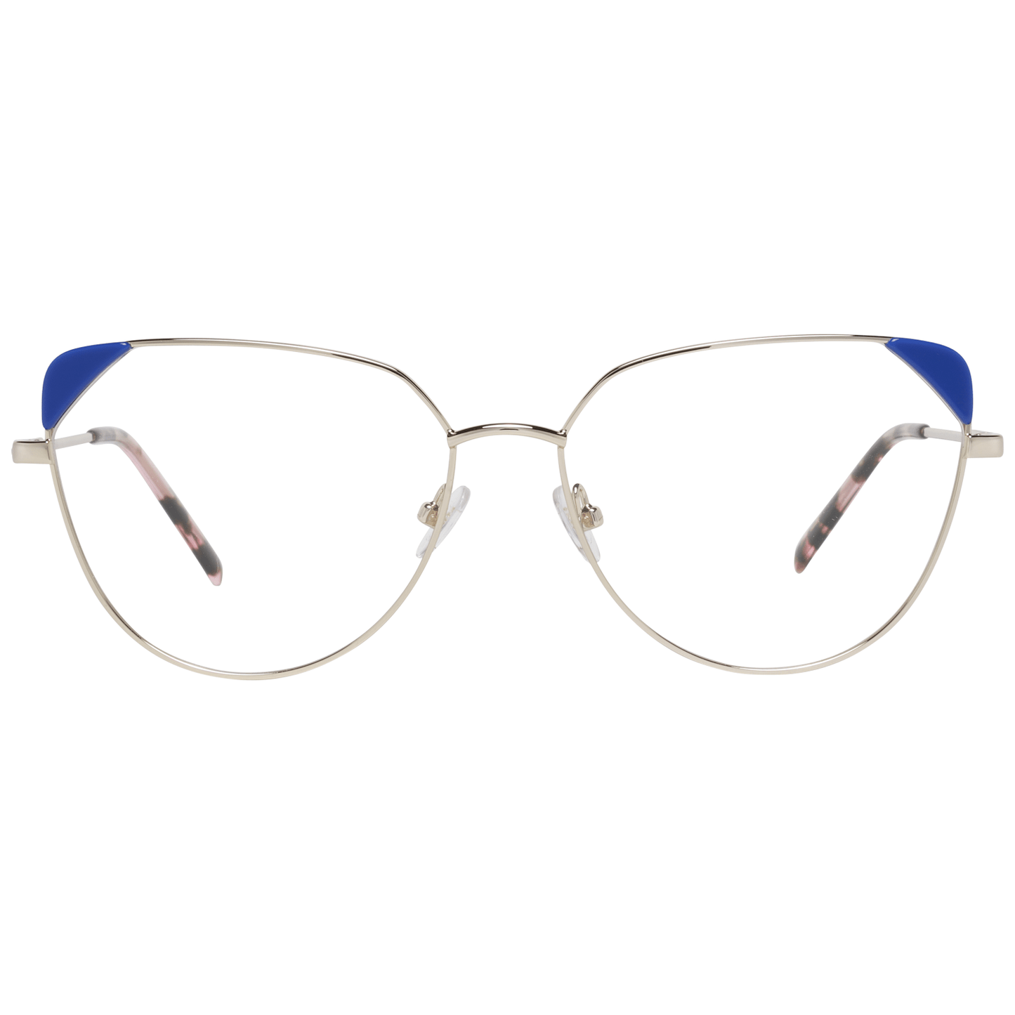 Gold frame with metal and plastic material, full-rim style
