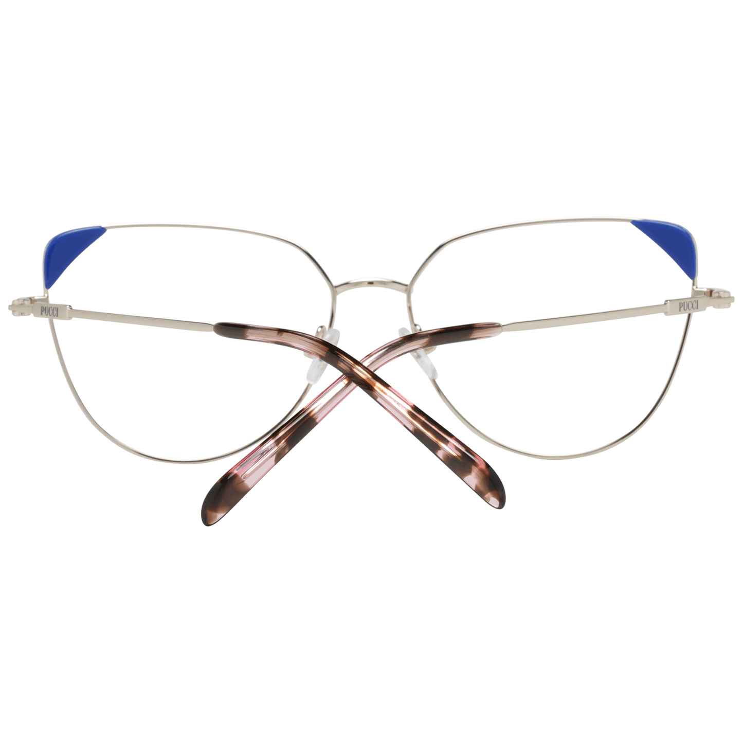Emilio Pucci 57-15-140 Gold Women Optical Frames, 57mm lenses width