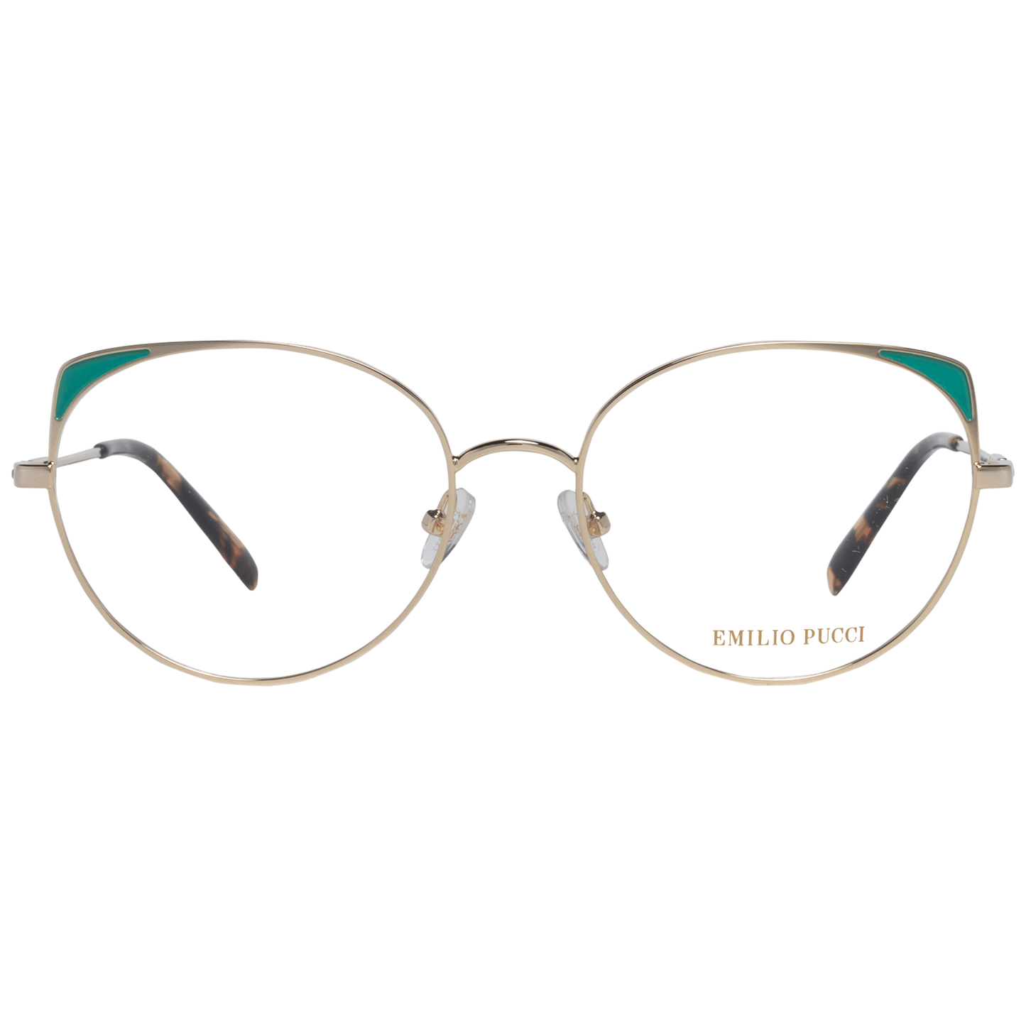Metal frame gold women's optical frames with 54mm lenses width