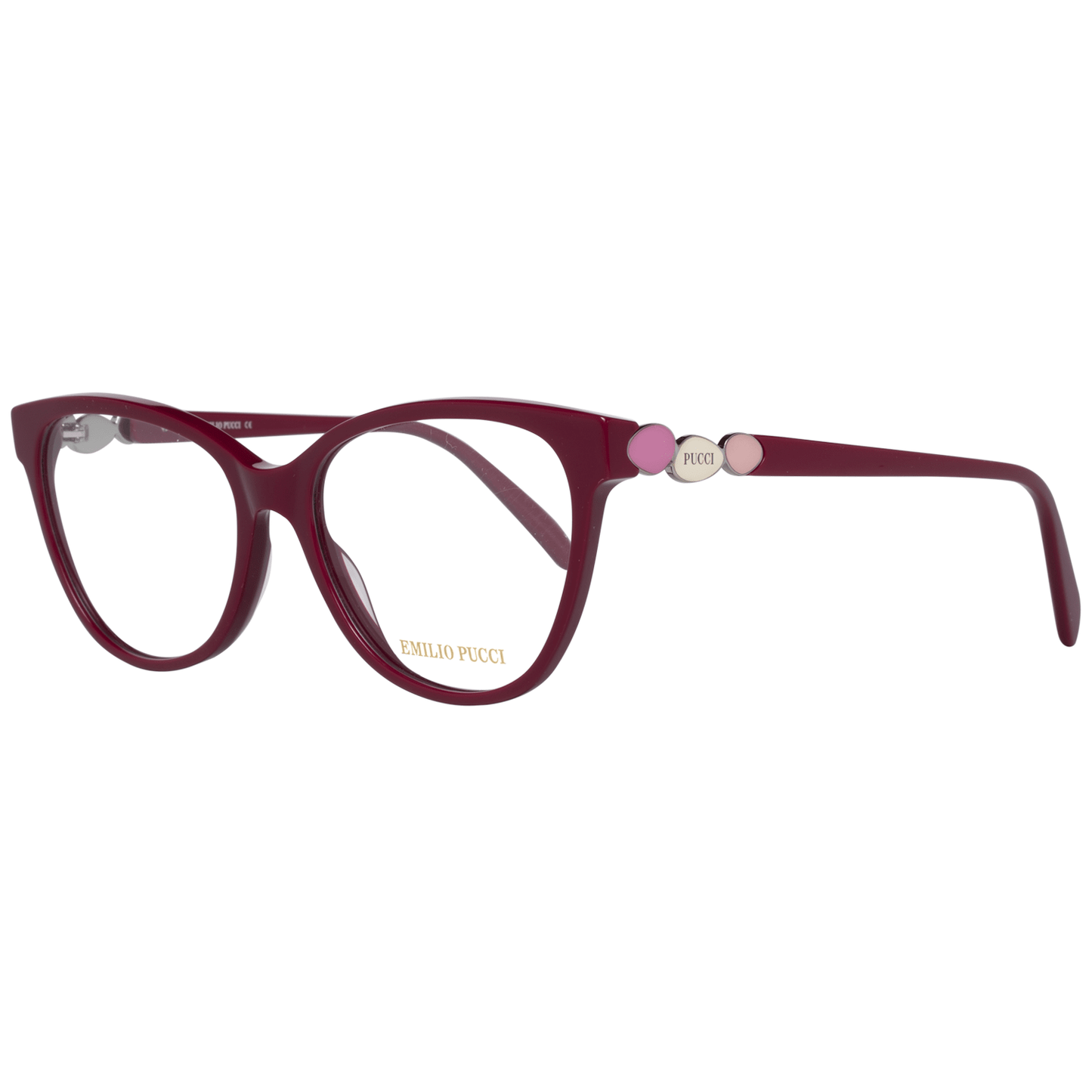 Emilio Pucci Red Women Optical Frames in Cat Eye Style