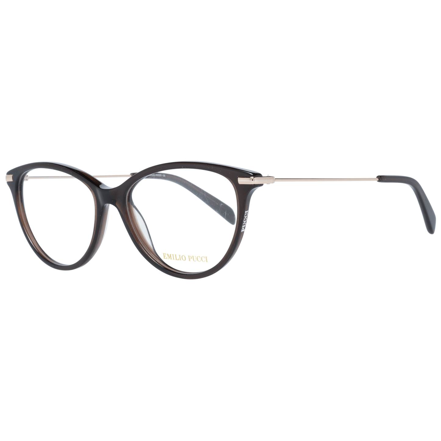 Emilio Pucci Brown Women Optical Frames with 100% UVA & UVB protection