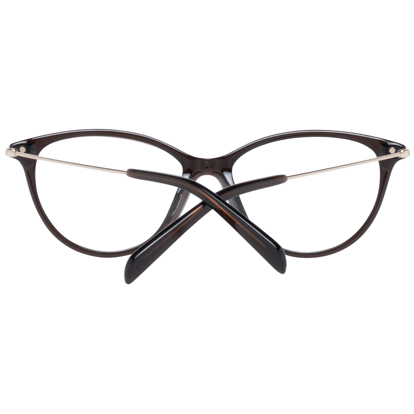 Emilio Pucci Brown Women Optical Frames with bronze plastic lenses