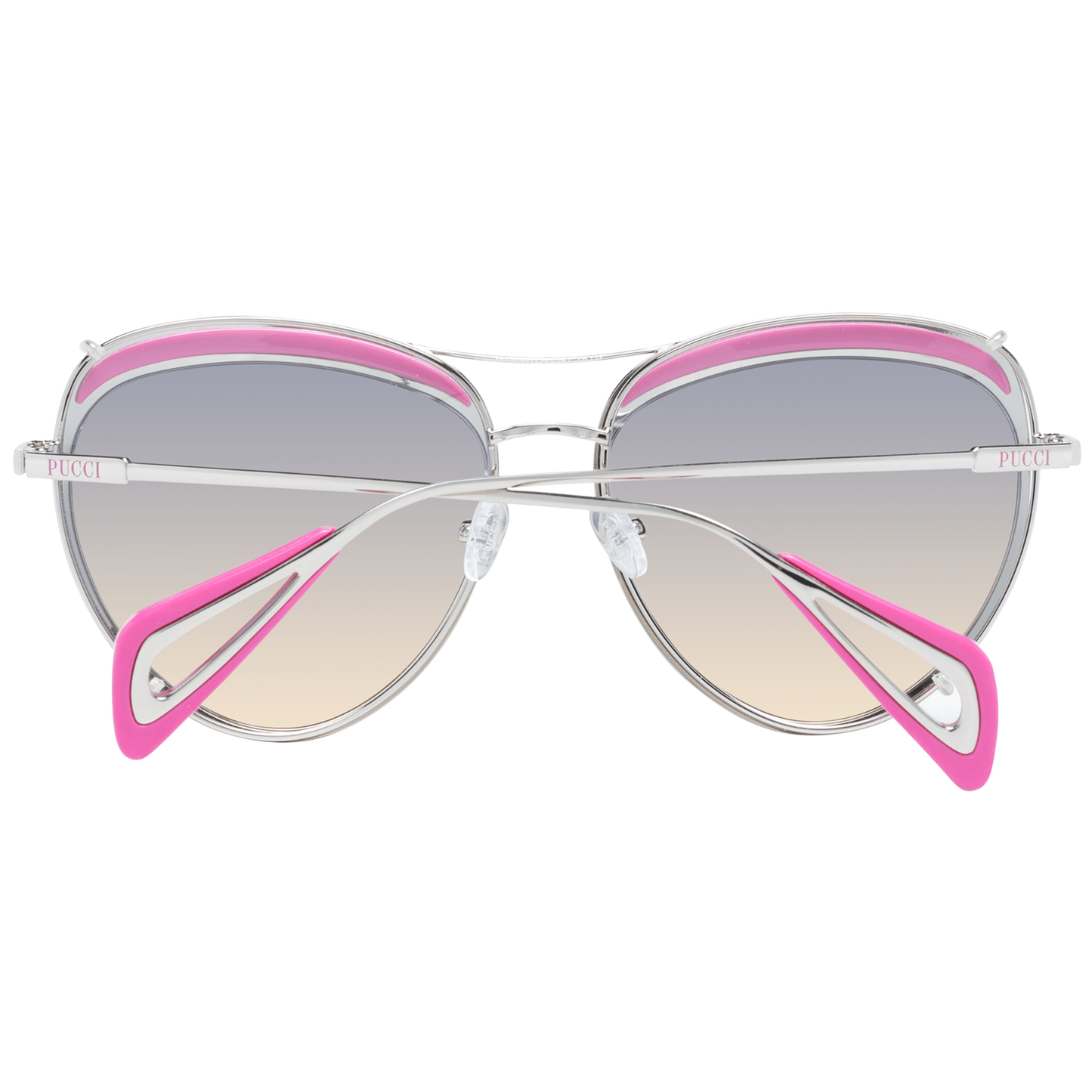 Fashionable rose gold women frames with 56mm lenses and 15mm bridge width