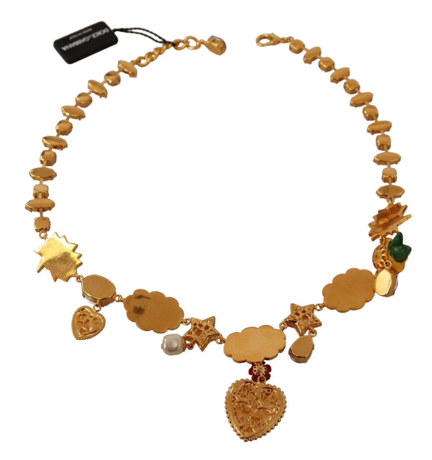 High-quality necklace with intricate hand-painted elements by Dolce & Gabbana
