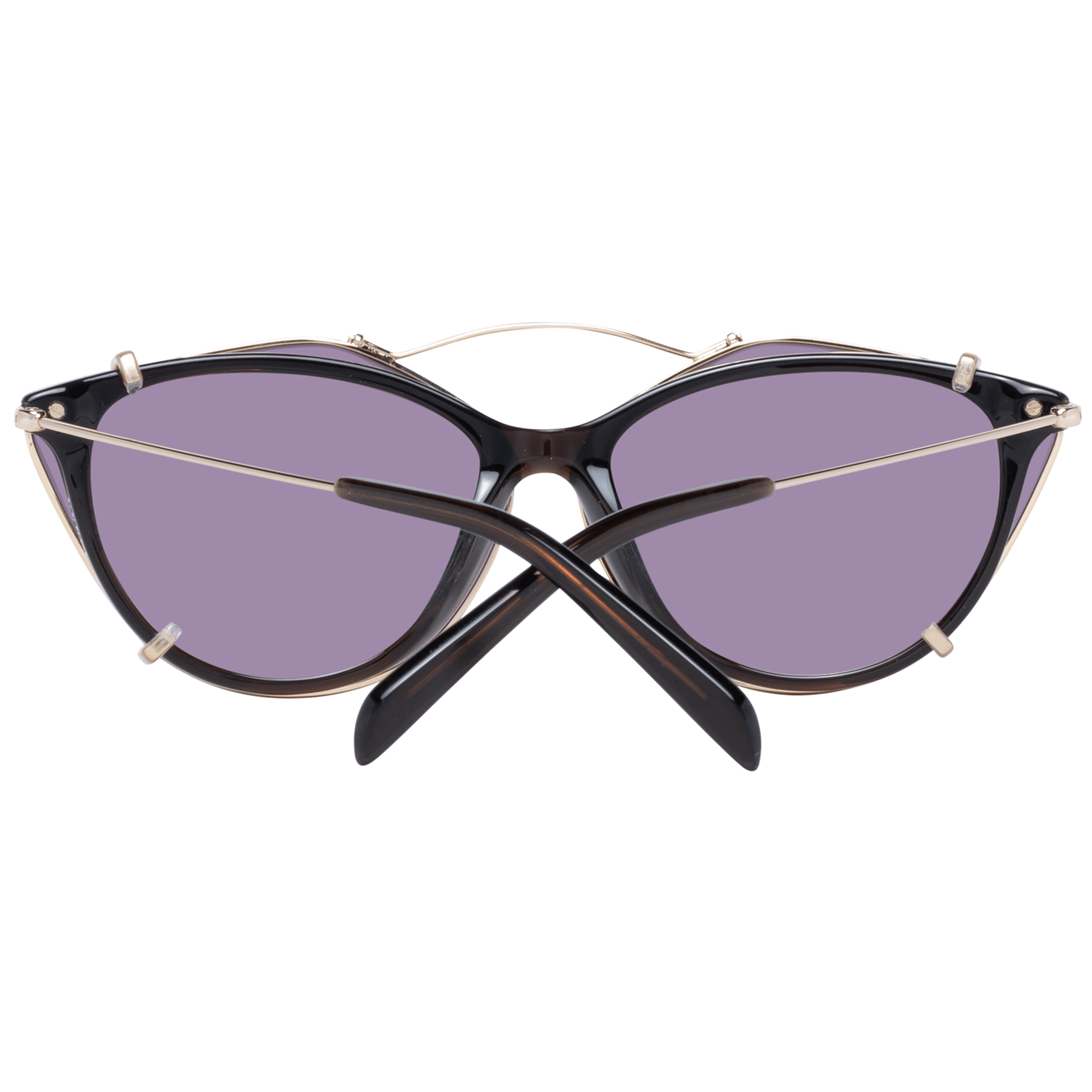Emilio Pucci Brown Women Optical Frames with brown frame color and 66mm lenses height