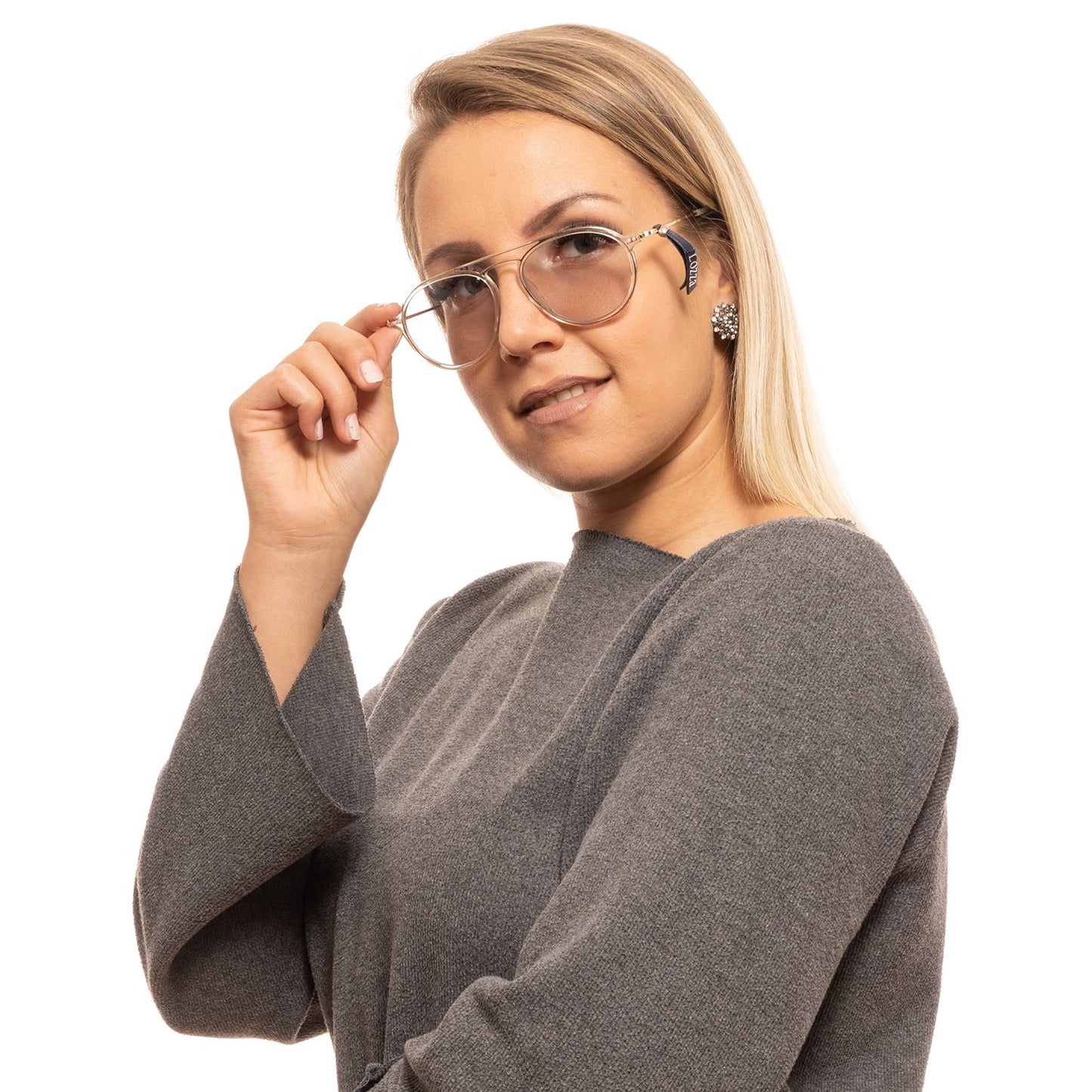 Stylish Aviator Sunglasses with 55mm Lenses Width and 45mm Lenses Height