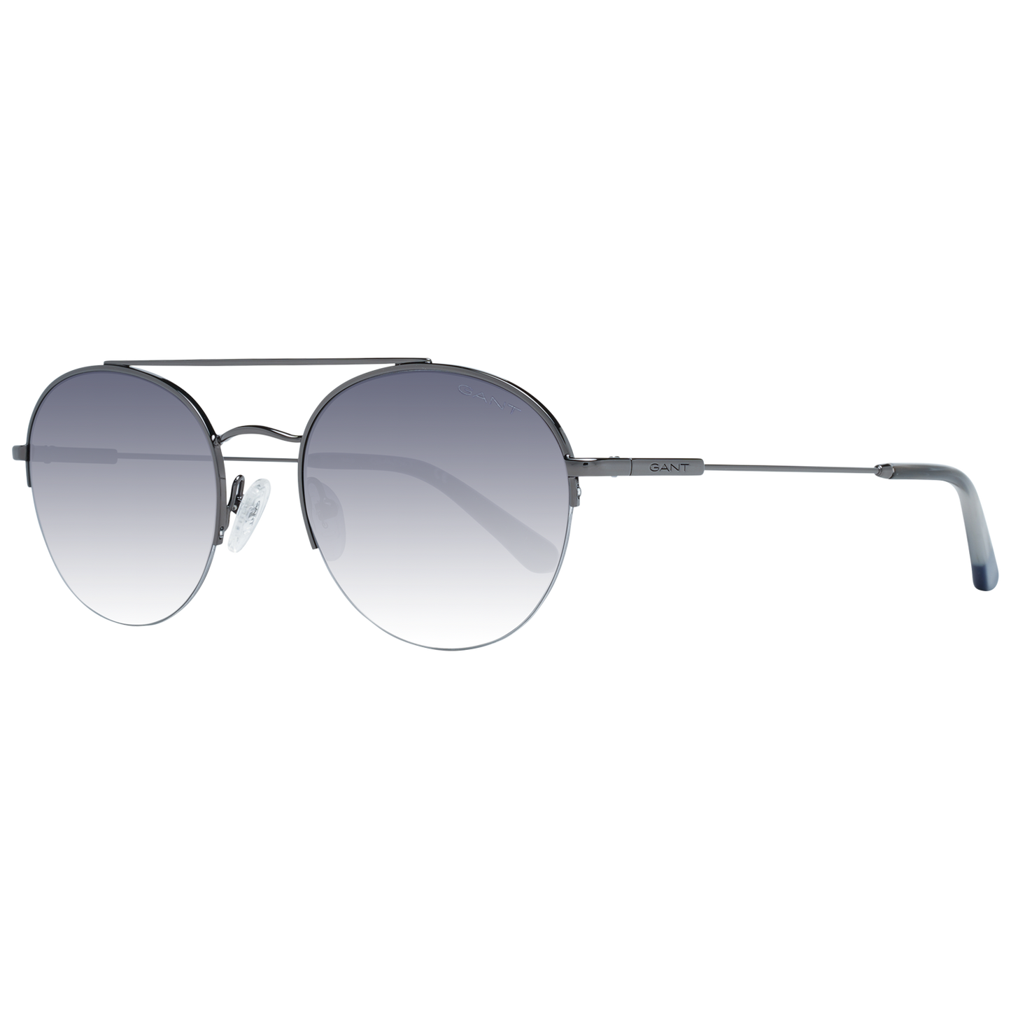 Gant Gray Men Sunglasses with Gunmetal Metal Frame and Grey Plastic Gradient Lenses