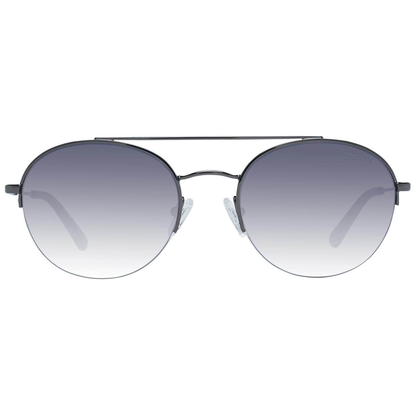 Gant Gray Men Sunglasses with 100% UVA & UVB Protection and Round Gunmetal Frame