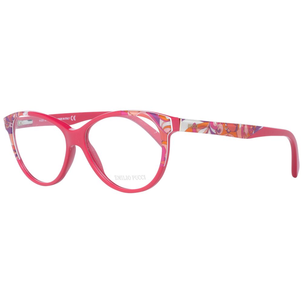 Emilio Pucci Red Women Optical Frames with full-rim plastic frame
