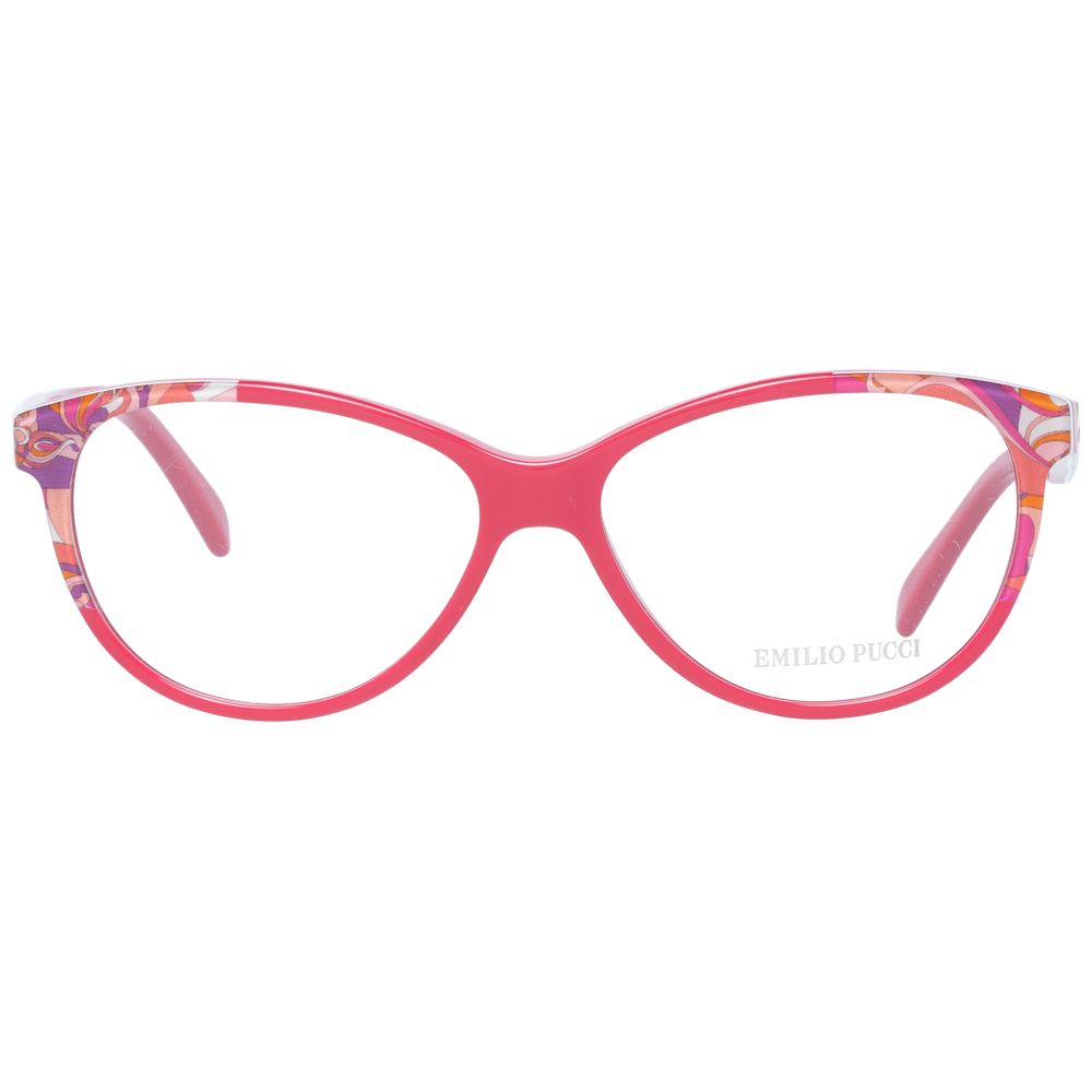 Stylish butterfly style red women optical frames by Emilio Pucci