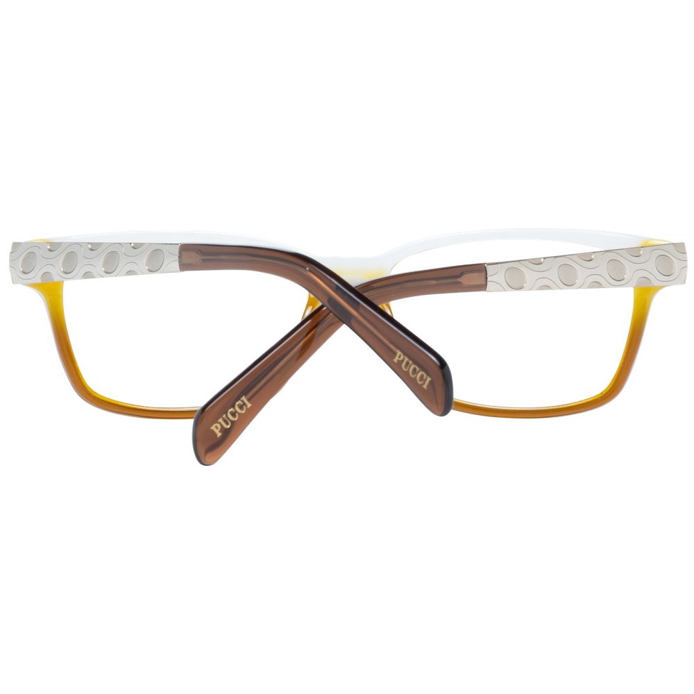 Plastic Demo glasses Lenses Brown Women Optical Frames