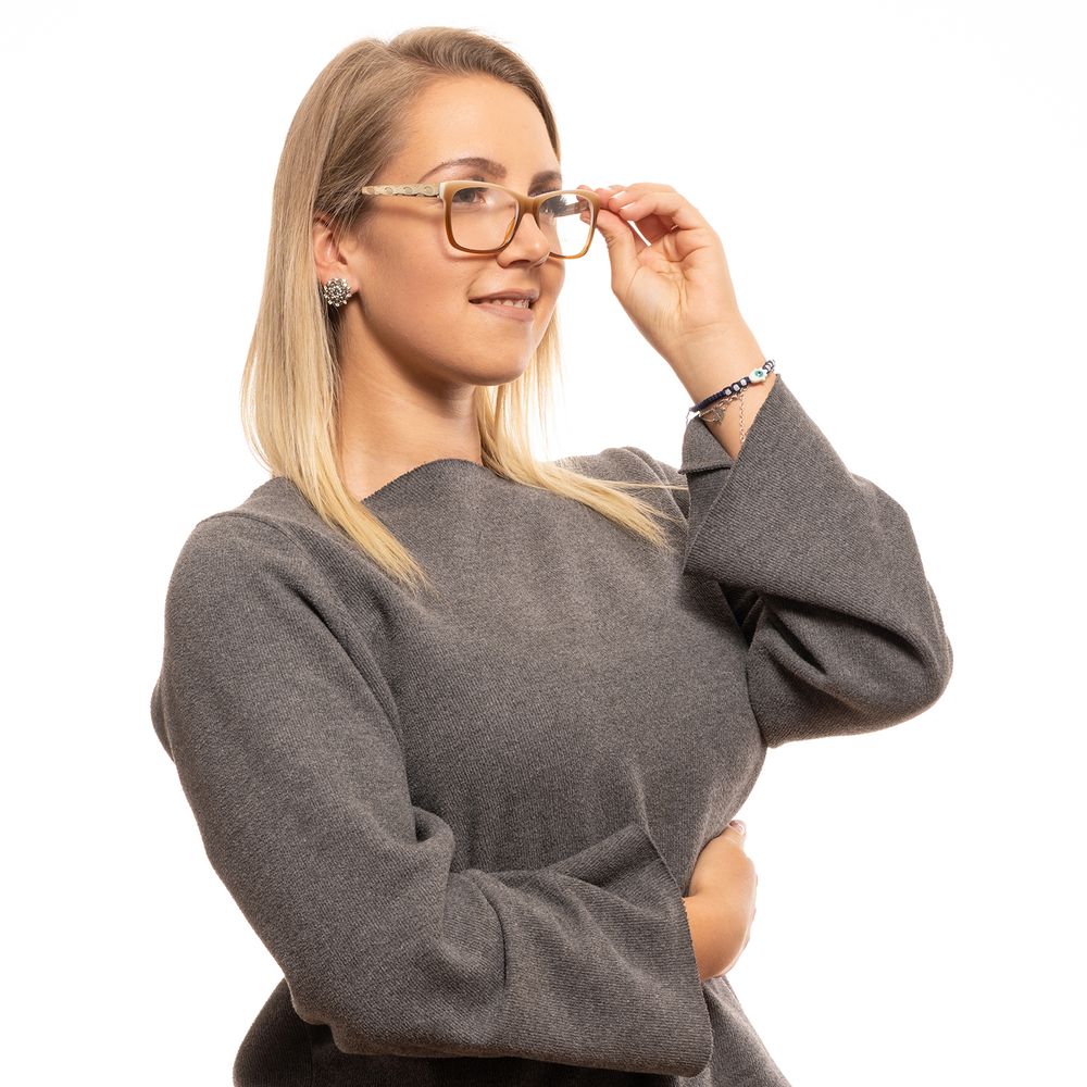 Emilio Pucci Brown Women Optical Frames with 40mm lenses height, 54mm lenses width, and branded case included