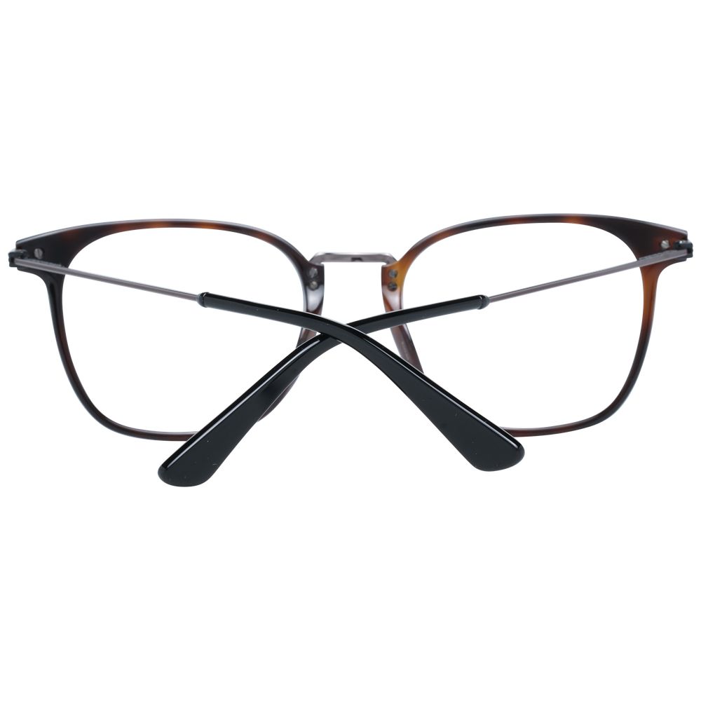 Police Black Men Optical Frames with 51-20-145 size and spring hinge
