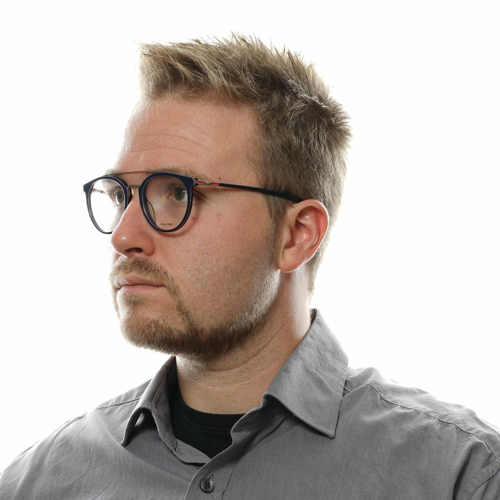 Men's Blue Optical Frames with 44mm Lenses Height and 145mm Temples Length