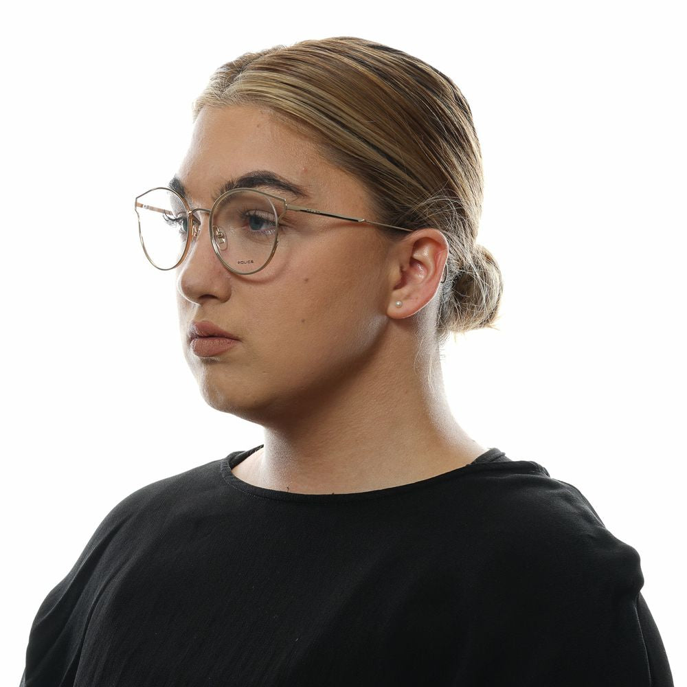 No spring hinges on the rose gold frame
