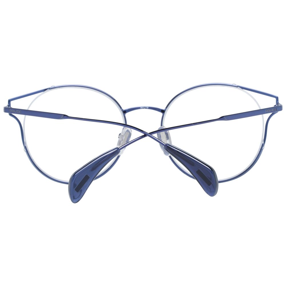 Blue women optical frames with 46mm lenses height and 19mm bridge width
