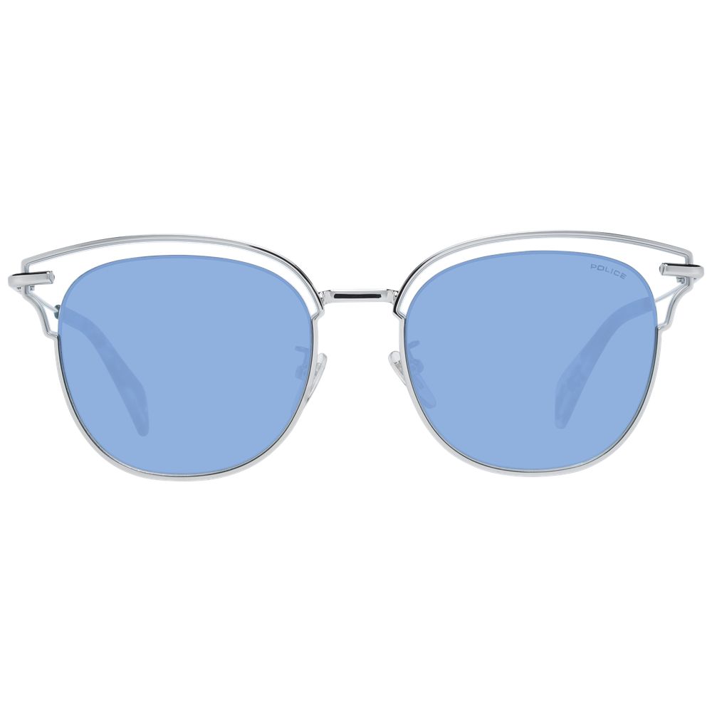 Metal and plastic frame with silver color and 100% UVA & UVB protection
