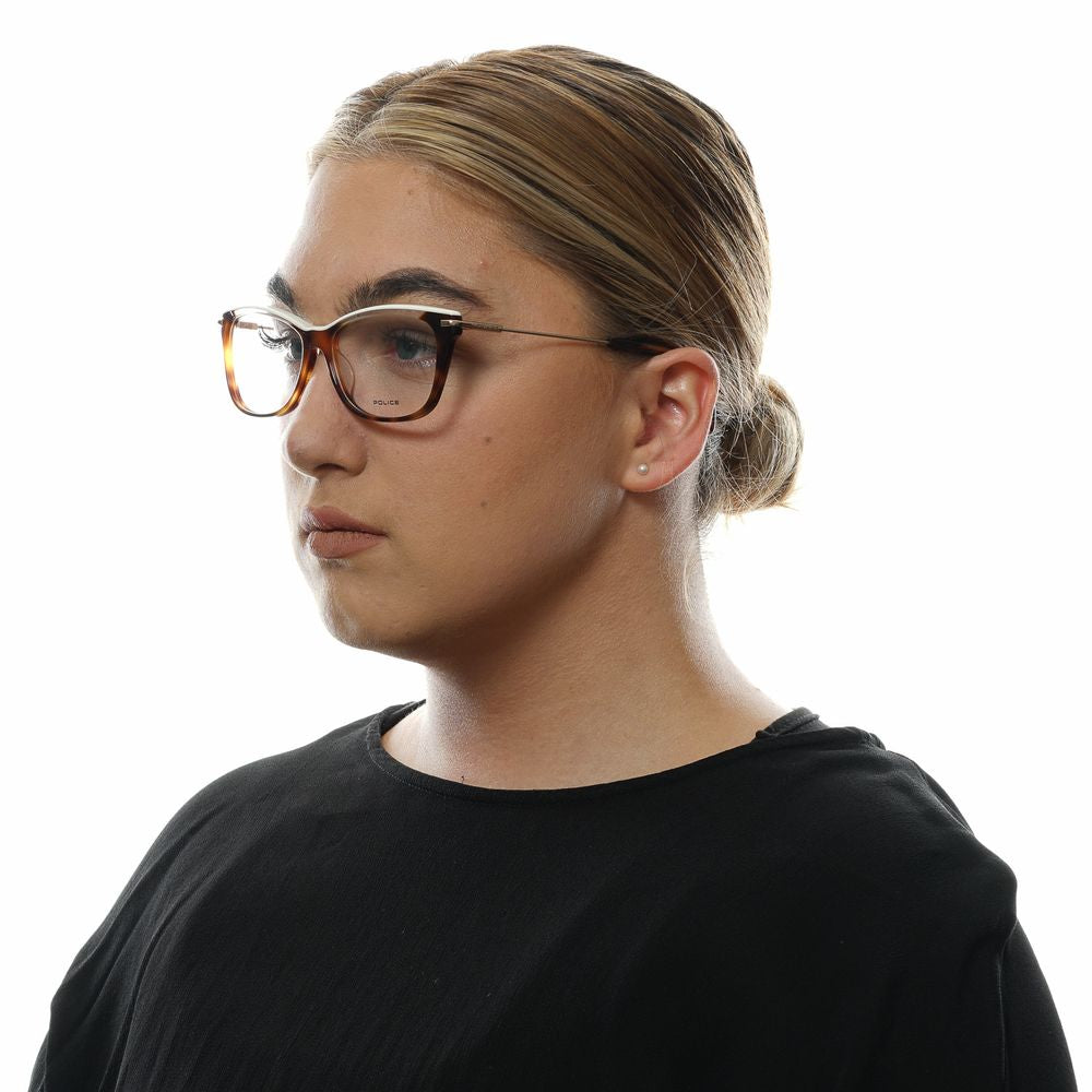 Women's brown optical frames with 53mm lenses width and branded case included
