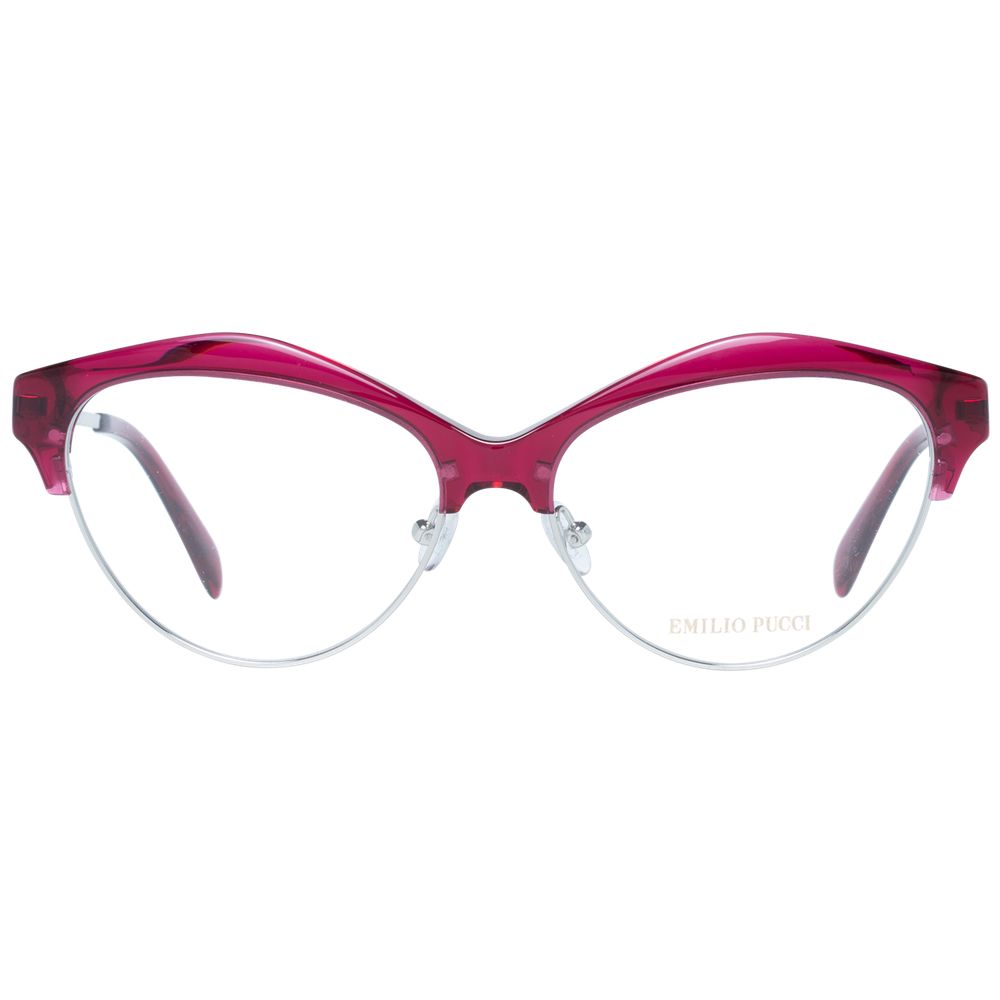 Burgundy full-rim frames with spring hinge, 56-16-140 size