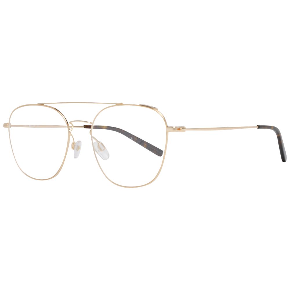 Bally Gold Men Optical Frames, Metal & Plastic, Full-Rim, 53-18-145