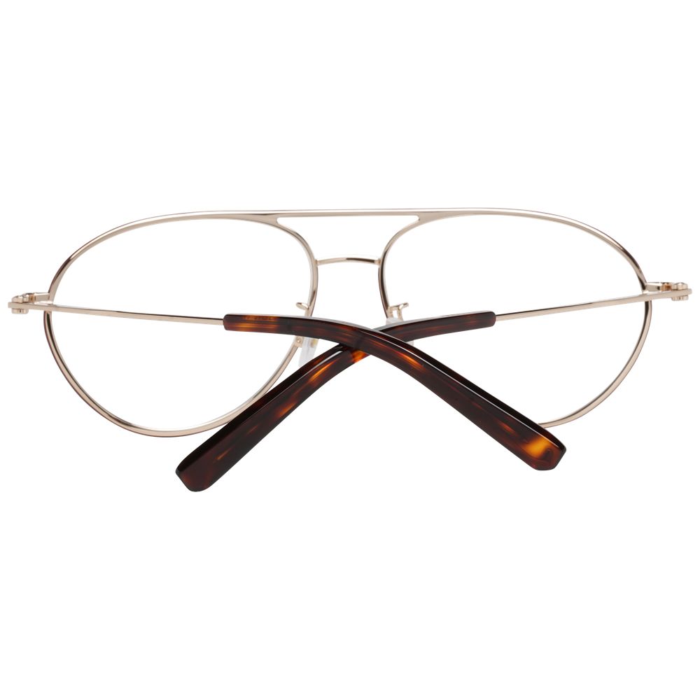 Bally men's optical frames in rose gold, metal and plastic, full-rim