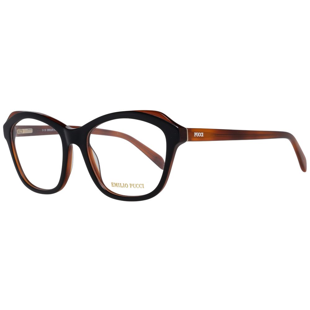 Emilio Pucci Black Women Optical Frames with Cat Eye Style