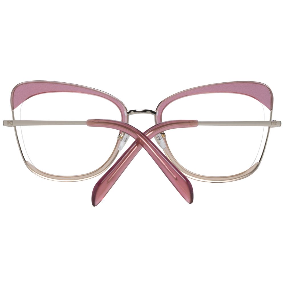 Rose women optical frames with 52mm lenses width and 17mm bridge width