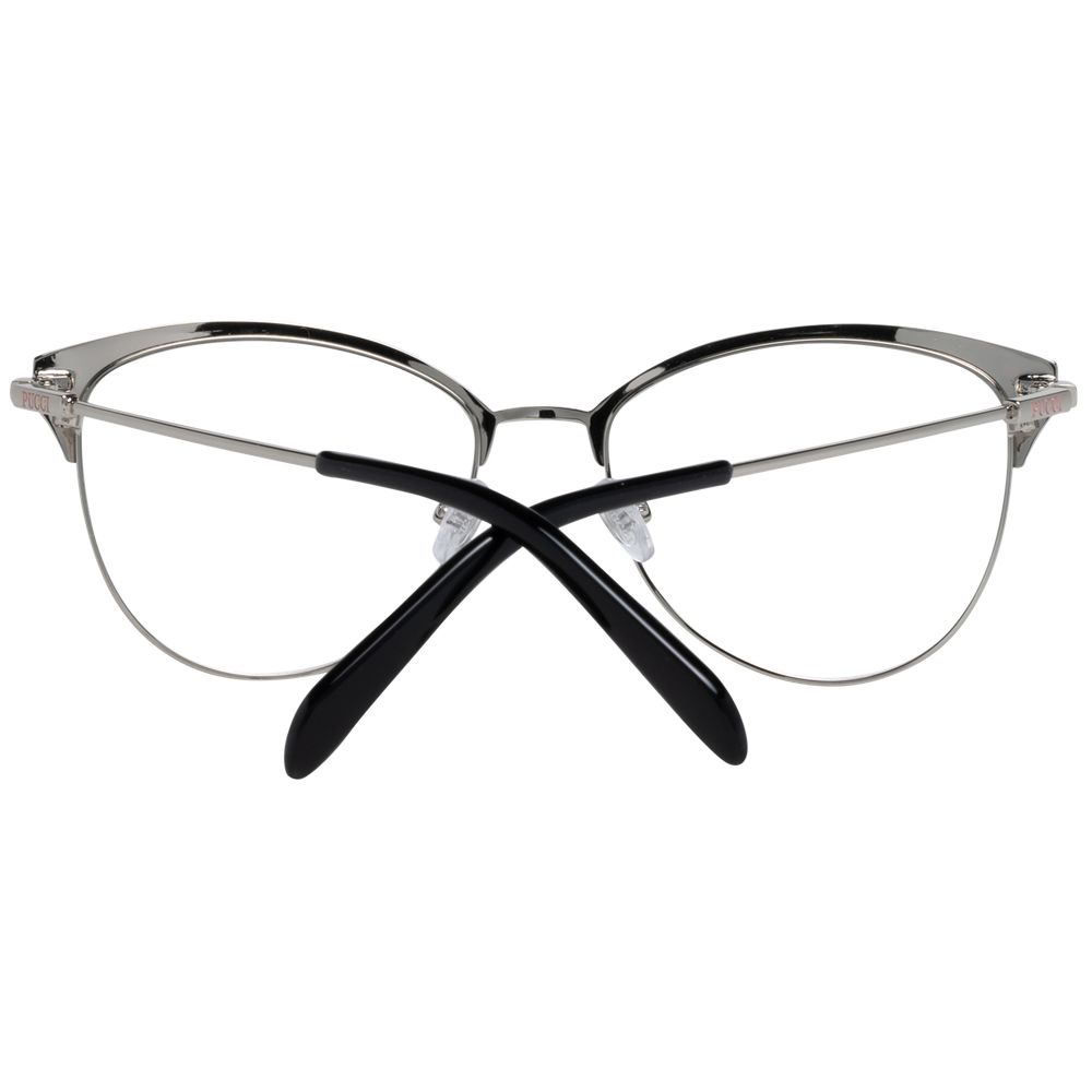 Women's silver optical frames with 53mm lenses width and 17mm bridge width