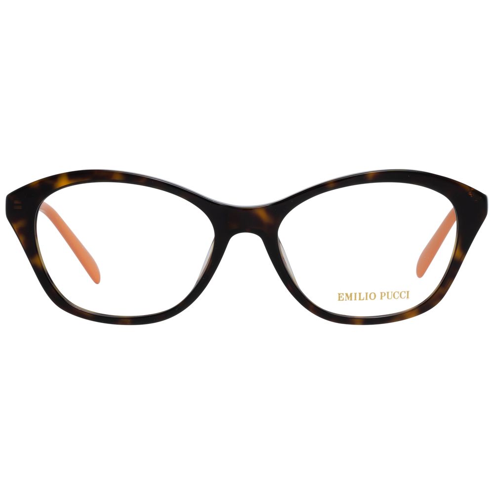 Full-Rim Brown Optical Frames for Women with 54-17-140 Size