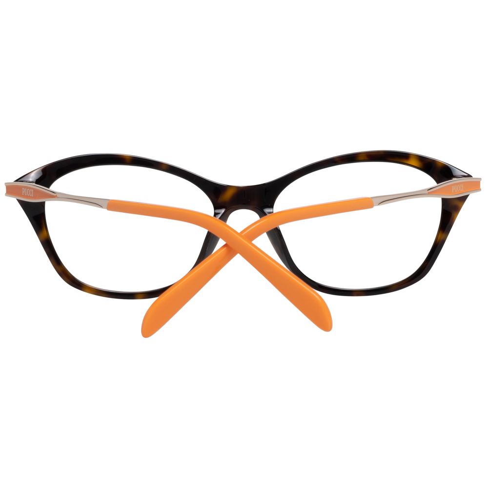 Emilio Pucci Brown Women Optical Frames with 54mm Lenses Width and 40mm Lenses Height