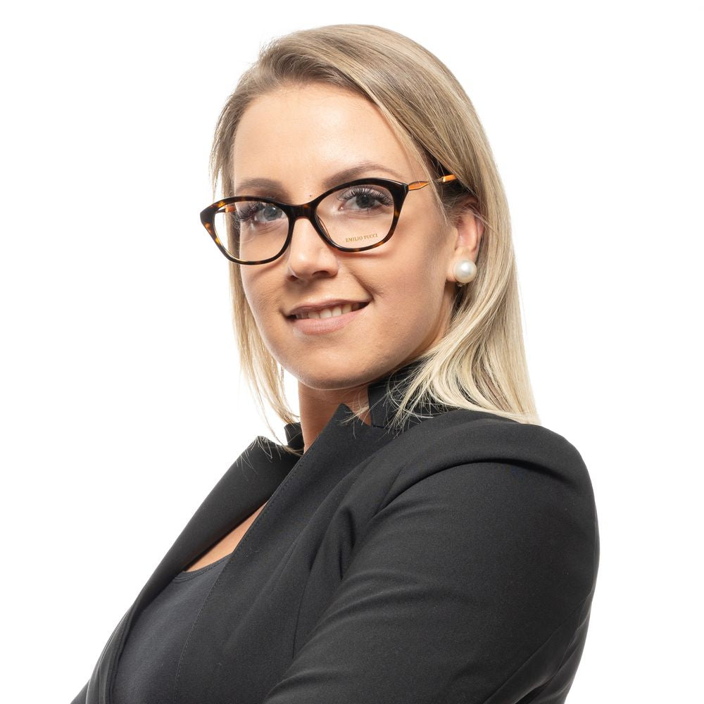 Women's Brown Optical Frames with 17mm Bridge Width and 140mm Frame Width