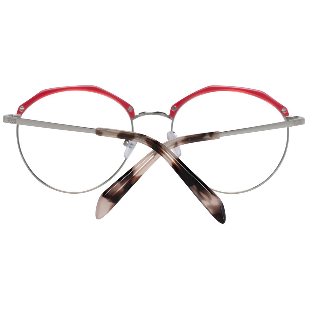 Stylish Red Optical Frames with 52mm Lenses Width and Branded Case
