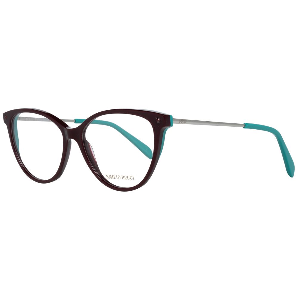 Emilio Pucci Burgundy Women Optical Frames, metal & plastic, full-rim