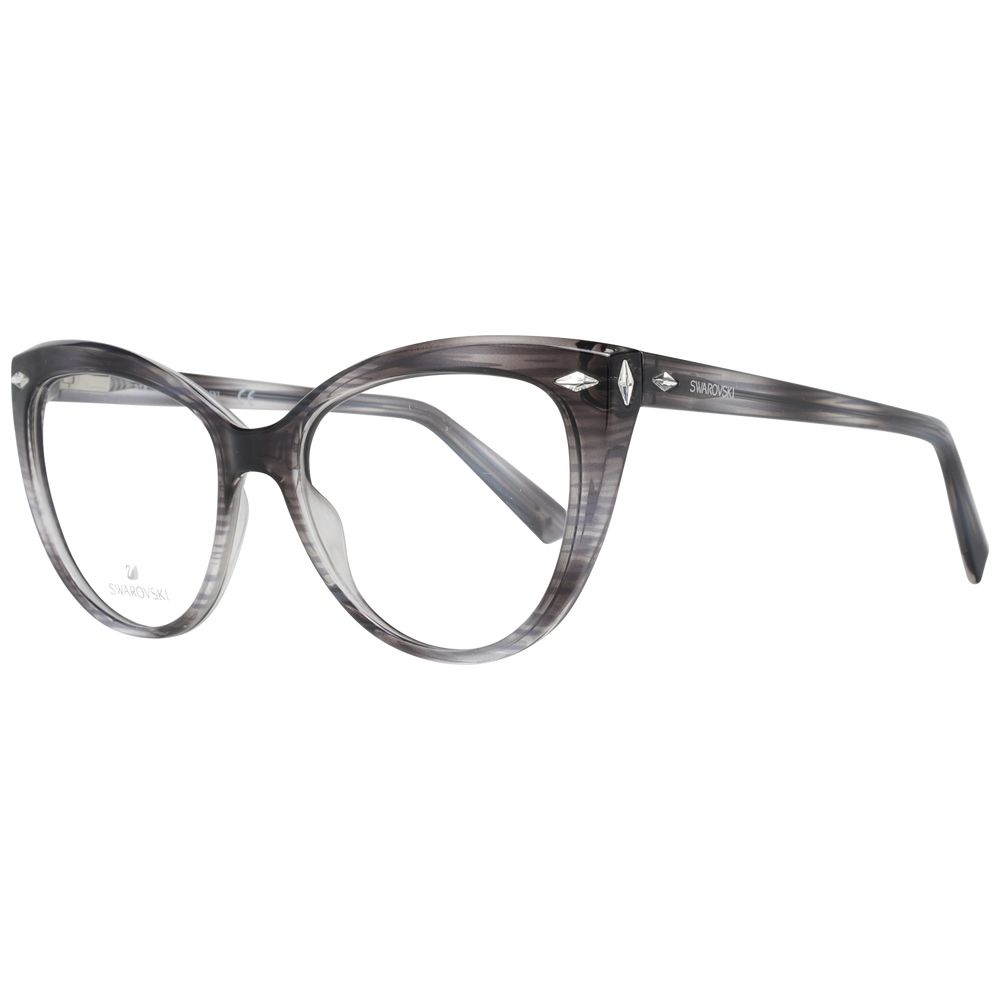Swarovski Gray Women Optical Frames, Plastic Full-Rim, 53-16-140