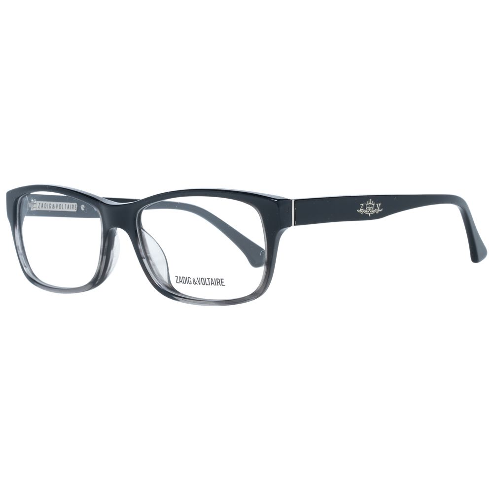 Zadig & Voltaire Black Unisex Optical Frames with branded case