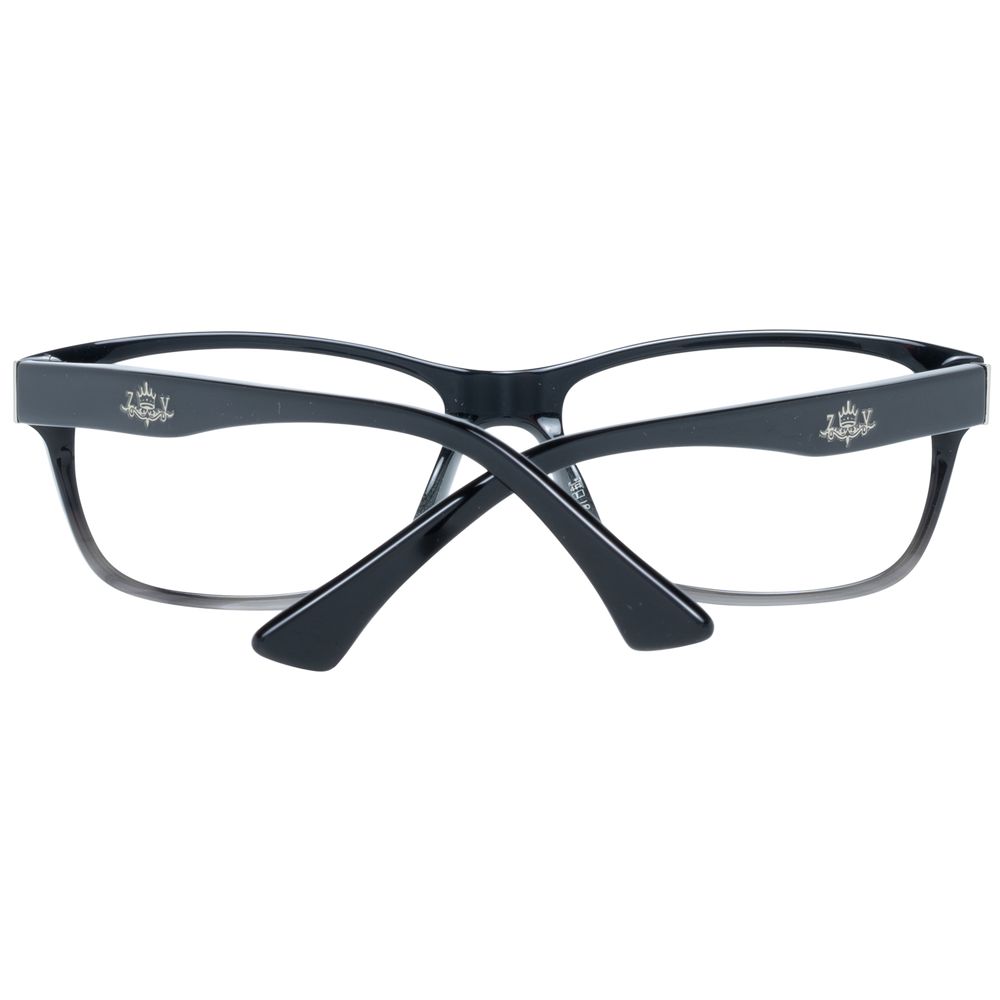 Demo glasses black frame with 54-16-140 size and 35x54 lenses