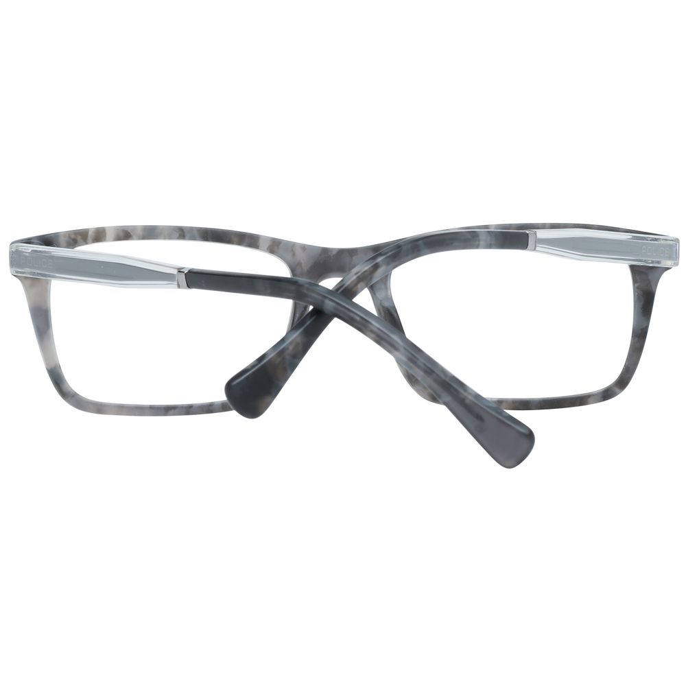 Stylish Police Gray Men Optical Frames for men with 34mm lenses height and 19mm bridge width