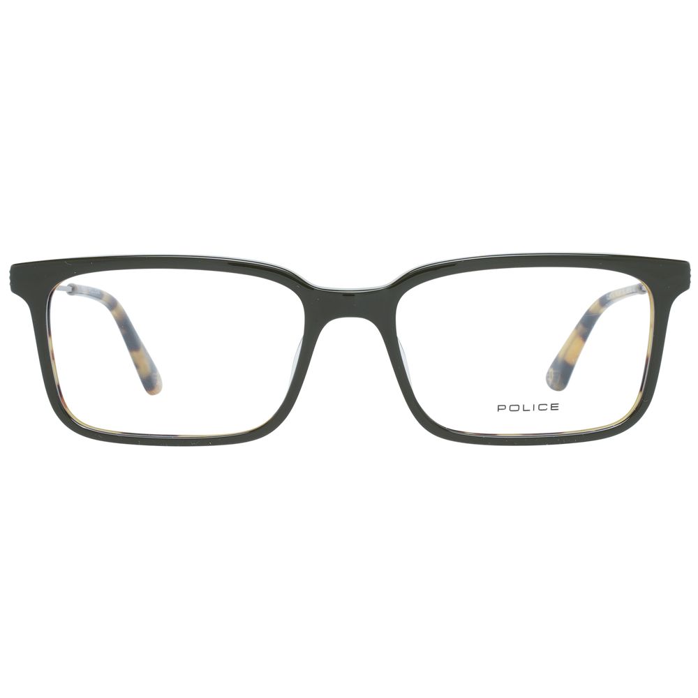 Classic Police Green Men Optical Frames for a stylish and professional look