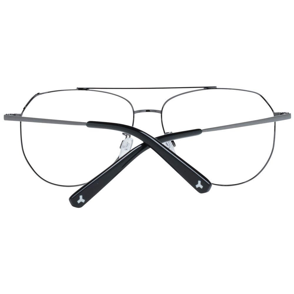 Gunmetal unisex frames with 57mm lenses and 145mm temples length