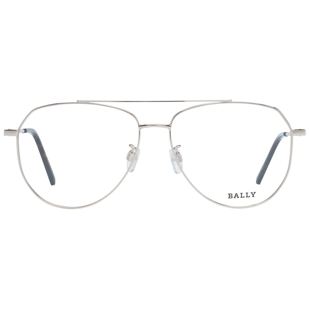 Rose Gold unisex optical frames with 57-14-145 size and metal material
