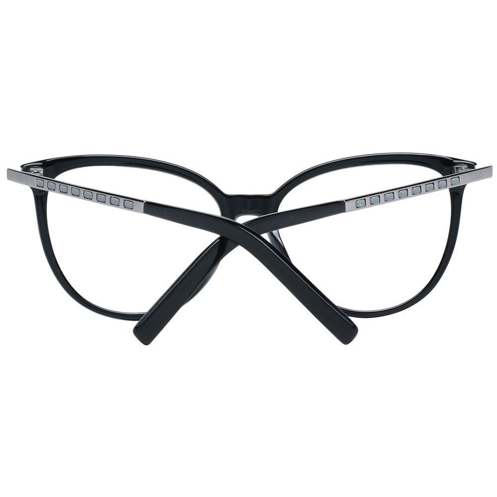 Tod's Black Women Optical Frames with 55mm Lenses and Branded Case