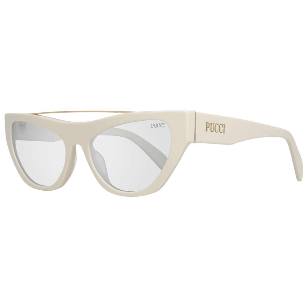 Emilio Pucci white women sunglasses with stylish frame and UV protection