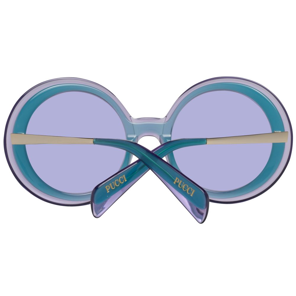 Turquoise Women Sunglasses with 57mm Lenses Width and 23mm Bridge Width