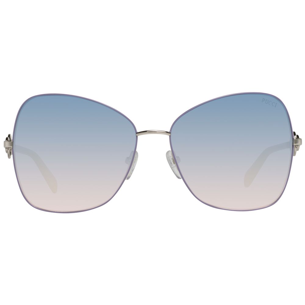 Emilio Pucci silver women sunglasses with stylish and elegant design
