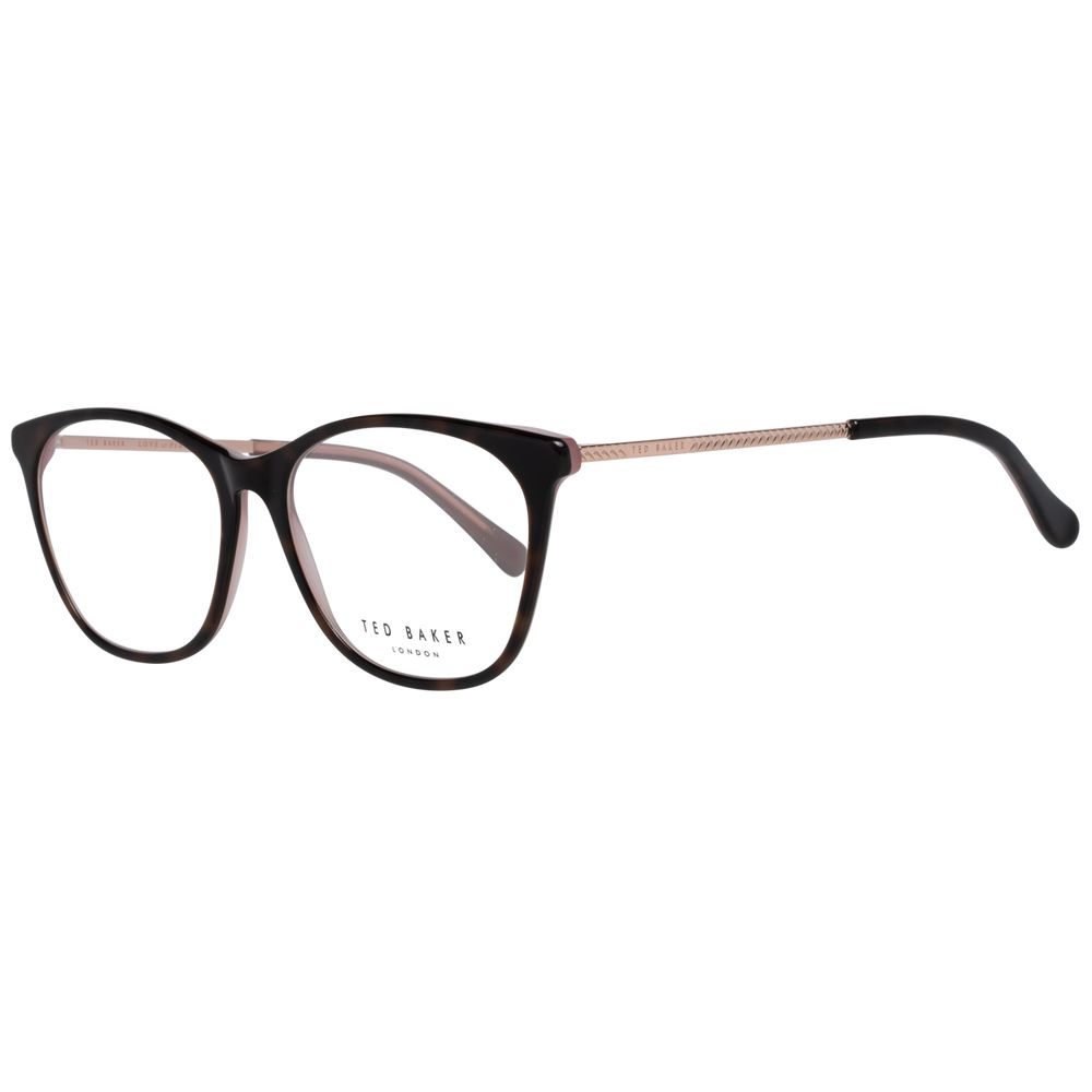 Ted Baker Brown Women Optical Frames with full-rim plastic frame in size 53-16-140