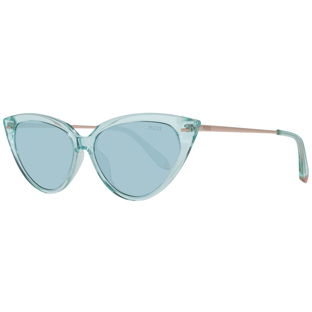 Emilio Pucci Turquoise Women Sunglasses with Cat Eye Style