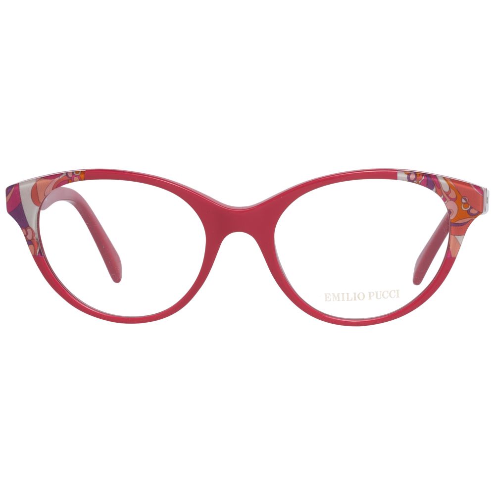 Red Women Optical Frames with Butterfly Style and Demo Glasses Lenses