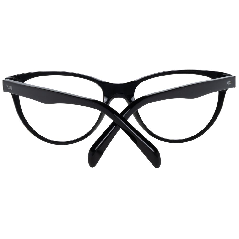 Emilio Pucci Black Women Optical Frames with 17mm bridge width and 140mm temples length