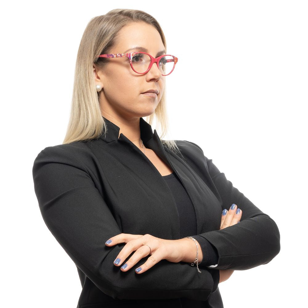 Women's Red Optical Frames with 51mm Lenses Width and 40mm Lenses Height
