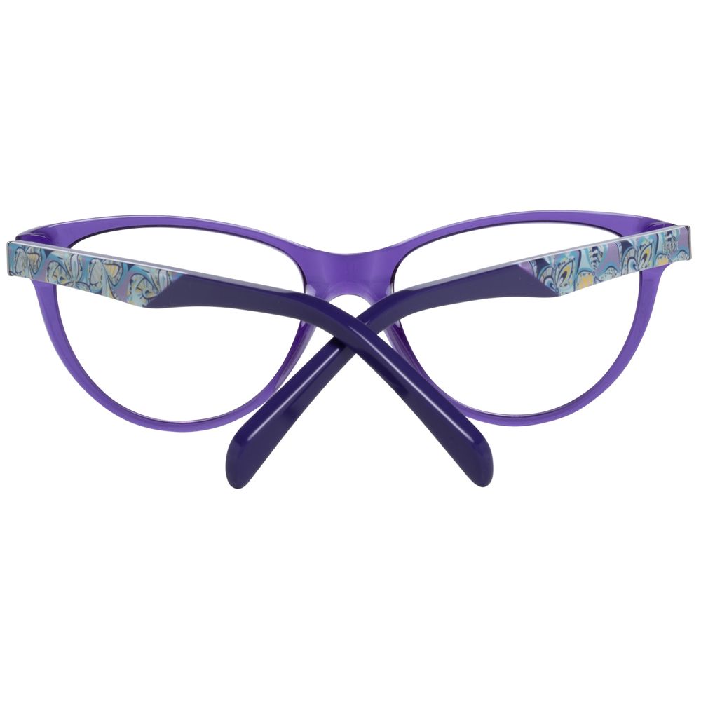 Emilio Pucci Purple Women Optical Frames, 52-17-140 size, 40mm lenses height